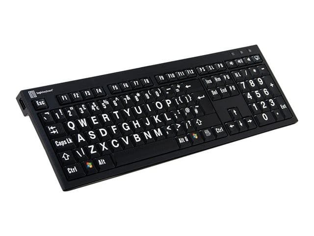 Logic Keyboards XL Print NERO Keyboard Black