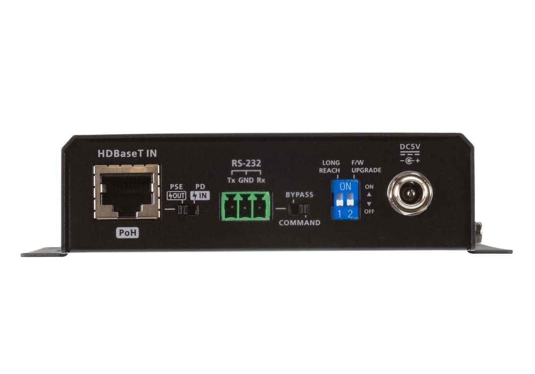 ATEN HDMI HDBaseT Receiver with Audio De-Embedding / Bi-directional PoH (4K@100m) (HDBaseT Class A) (PoH PSE & PD) - Image 3