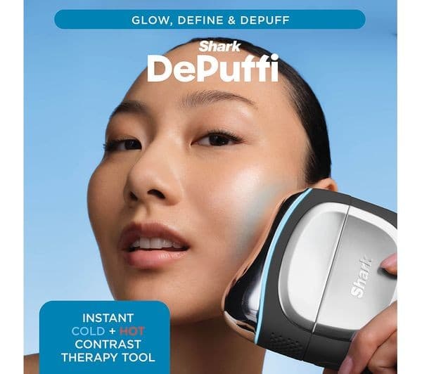 SHARK Depuffi Contrast Therapy Facial Sculpting Tool - Warm Black - Image 2