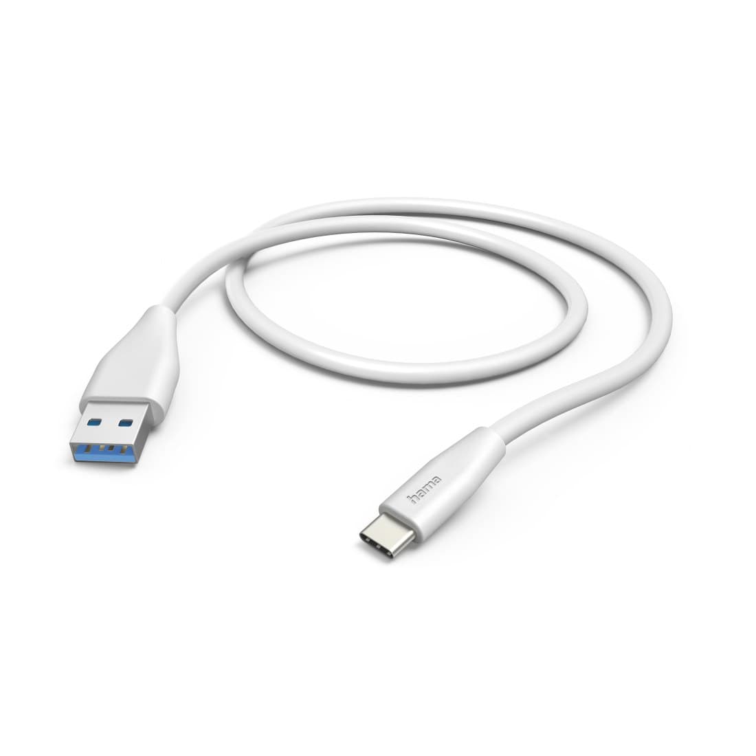 Hama USB 2.0 USB-A to USB-C Charging Cable 480 Mbit/s (00201596) - 1.5 m, White