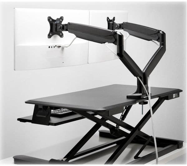 Kensington SmartFit One-Touch K59601WW Dual Monitor Arm Black - Image 2