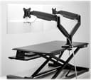 Kensington SmartFit One-Touch K59601WW Dual Monitor Arm Black thumbnail 2