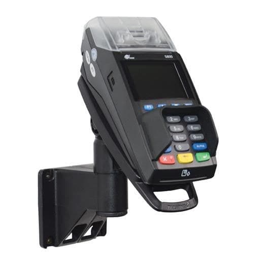 Havis FlexiPole FirstBase Contour Quick Release Payment Terminal Wall Mount, ASSC0121, Black (Backplate Not Included)