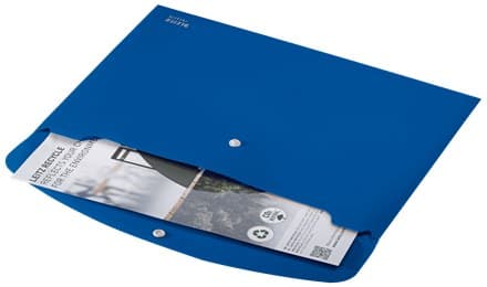 Leitz Recycle Document Wallet A4 Pack of 10 - Blue - Image 3