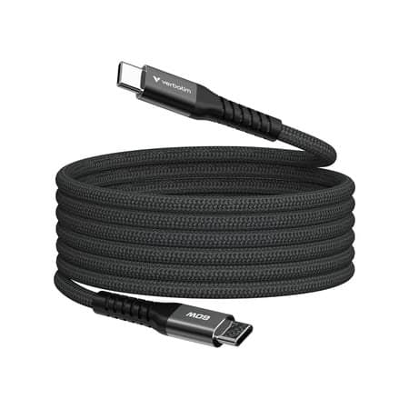 Verbatim Sync & Charge 60W Magnetic Cable - Black - Image 2