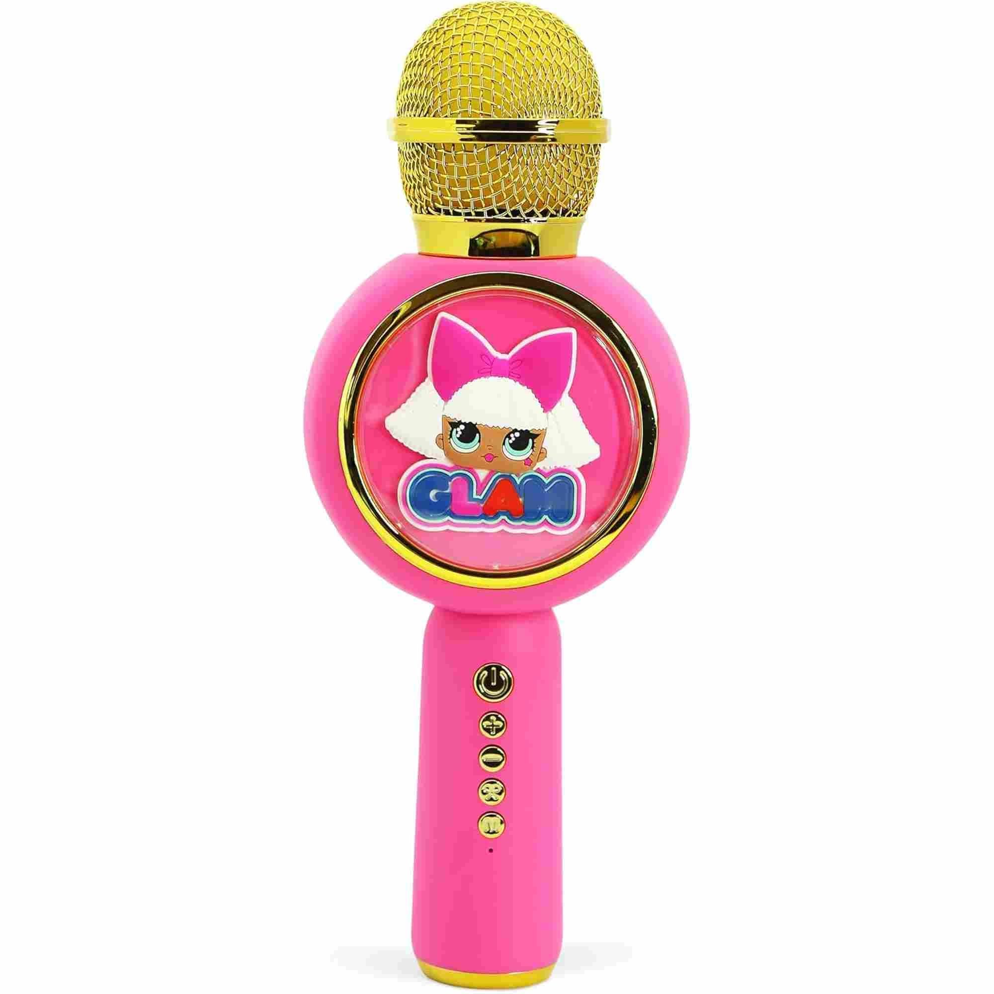 L.O.L. Surprise! Glam Karaoke Microphone and Wireless Speaker with LED Lights