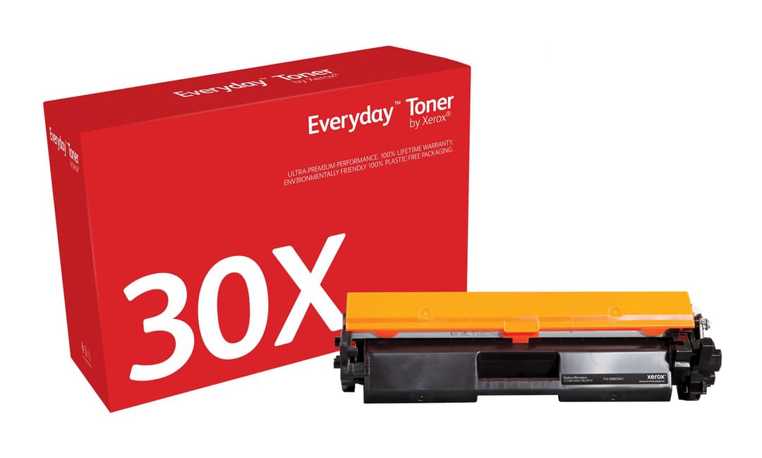 Everyday™ Black Toner by Xerox compatible with HP 30X (CF230X), High capacity - Image 1