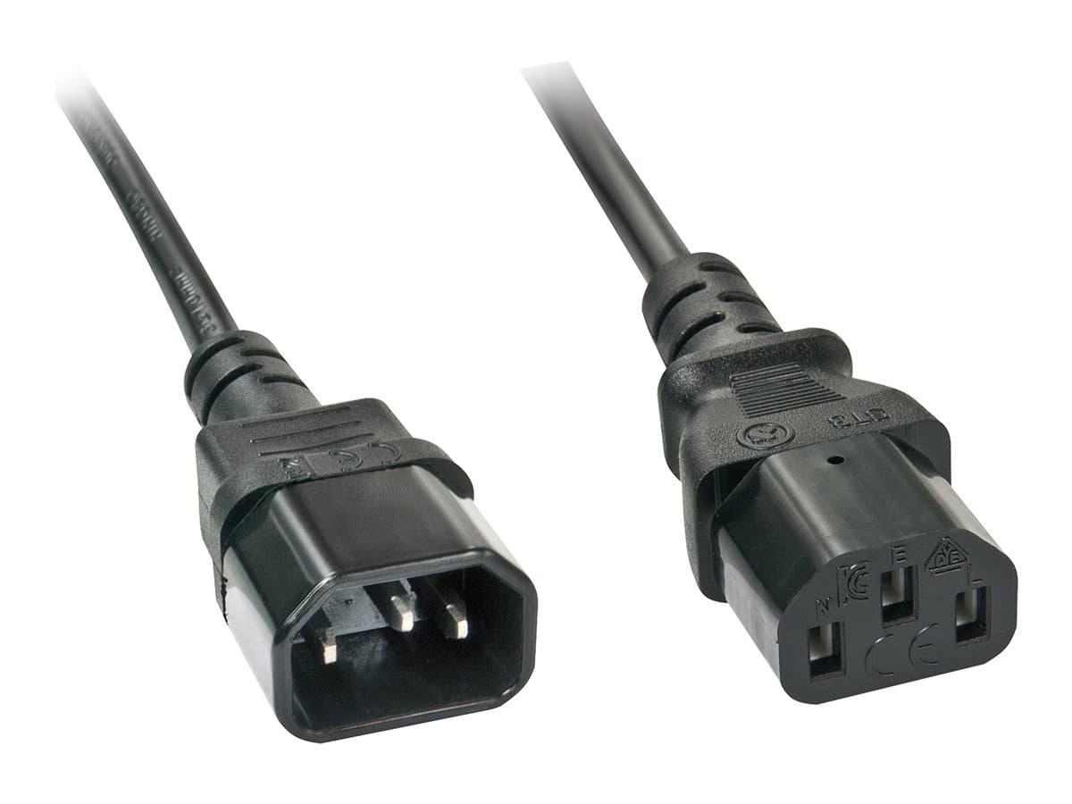 Lindy IEC-Mains Extension Cable 2m Black