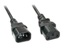 Lindy IEC-Mains Extension Cable 2m Black thumbnail 2