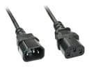 Lindy IEC-Mains Extension Cable 2m Black thumbnail 3