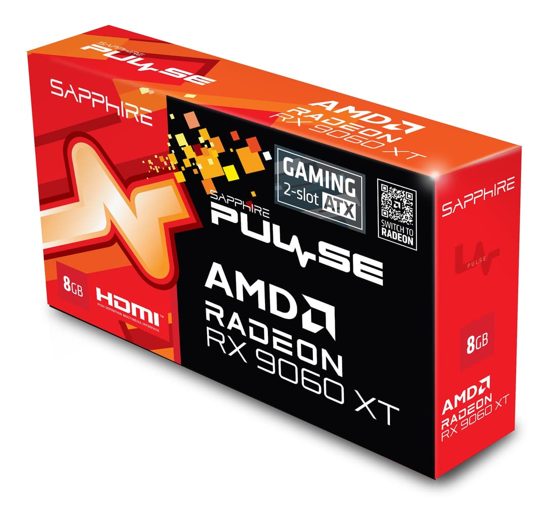 Sapphire PULSE AMD Radeon RX 9060 XT 8GB GDDR6 Graphics Card - Image 6