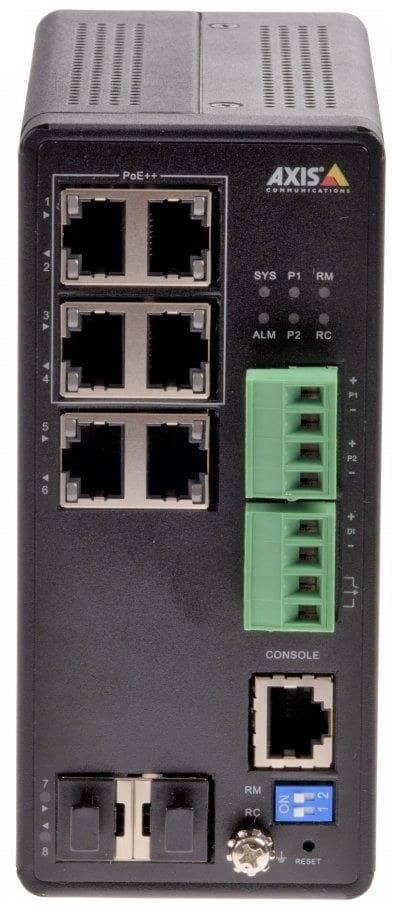 AXIS T8504-R Industrial PoE Switch 4-Port Managed Gigabit 240W PoE Budget