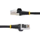 StarTech.com 50cm CAT6a Ethernet Cable - Black - Low Smoke Zero Halogen (LSZH) - 10GbE 500MHz 100W PoE++ Snagless RJ-45 w/Strain Reliefs S/FTP Network Patch Cord thumbnail 3