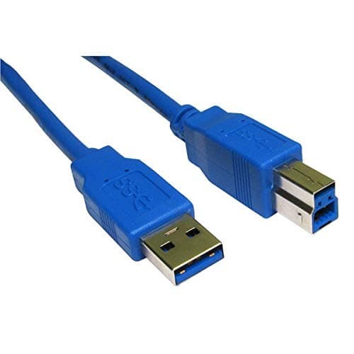 CablesDirect USB3-801BL Câble USB 1 m USB 3.2 Gen 1 [3.1 Gen 1] USB A USB B - Image 1