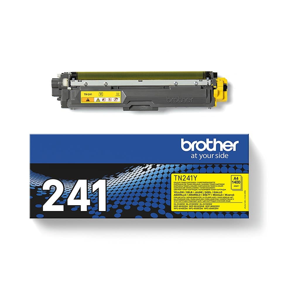 Brother TN-241 Original Toner Cartridge 1,400 Pages - Yellow - Image 3