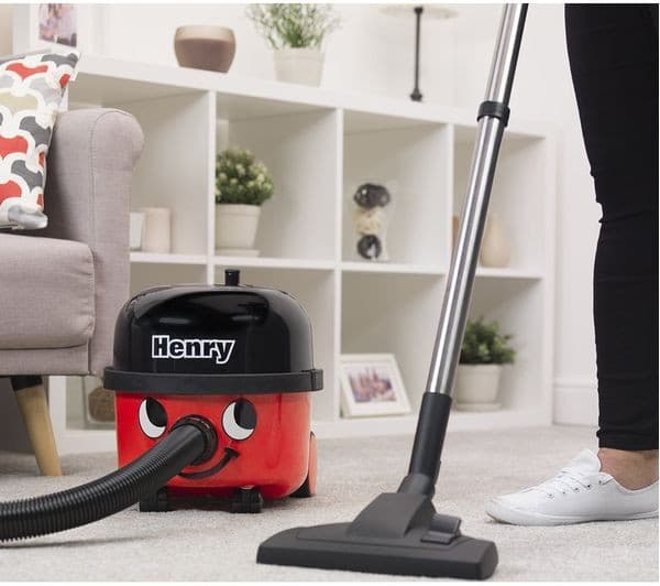 NUMATIC Henry HVR160 Cylinder Bagged Vacuum Cleaner - Red - Image 4