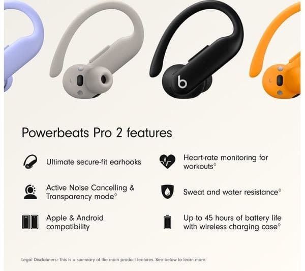 Beats Powerbeats Pro 2 Wireless Earbuds Jet Black - Image 2
