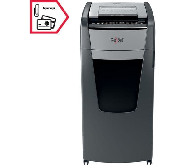 REXEL Optimum AutoFeed+ 600M Micro Cut Paper Shredder - Image 4