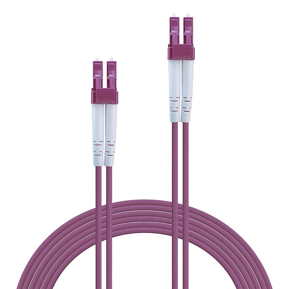 Lindy LC-LC OM4 50/125 Fibre Optic Patch Cable - 3m - Image 2