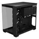 ASUS A32 PLUS ARGB Tempered Glass Dual-Chamber Mid-Tower Gaming PC Case - Black thumbnail 7