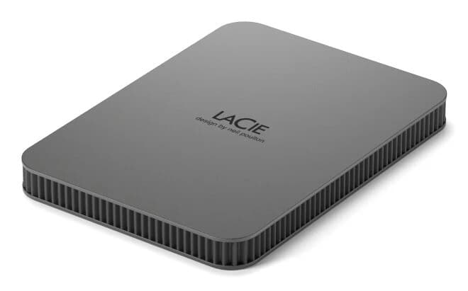 LaCie Mobile Drive Secure 2TB External HDD USB-C Grey - Image 4
