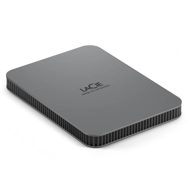LaCie Mobile Drive Secure 2TB External HDD USB-C Grey - Image 5