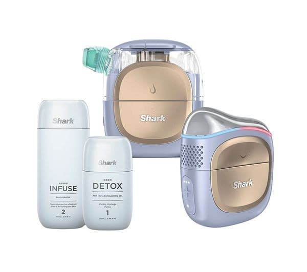 SHARK FacialPro Glow + DePuffi At Home Facial - Spa Purple