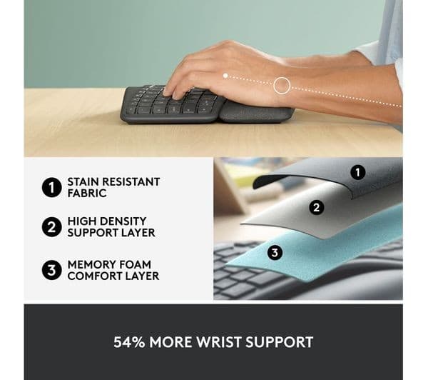 Logitech Ergo K860 Wireless Keyboard Black - Image 4