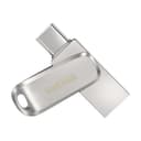 SanDisk Ultra Dual Drive Luxe USB flash drive 1 TB USB Type-A / USB Type-C 3.2 Gen 1 (3.1 Gen 1) Stainless steel thumbnail 1