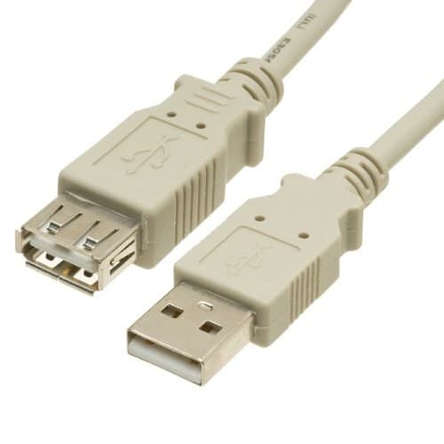 Cables Direct 3m USB 2.0 Extension Cable in Beige