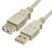Cables Direct 3m USB 2.0 Extension Cable in Beige thumbnail 2