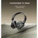 Yesido EP04 Wireless Bluetooth Headset Headphone BT5.3, 25H Playback  - Black thumbnail 4