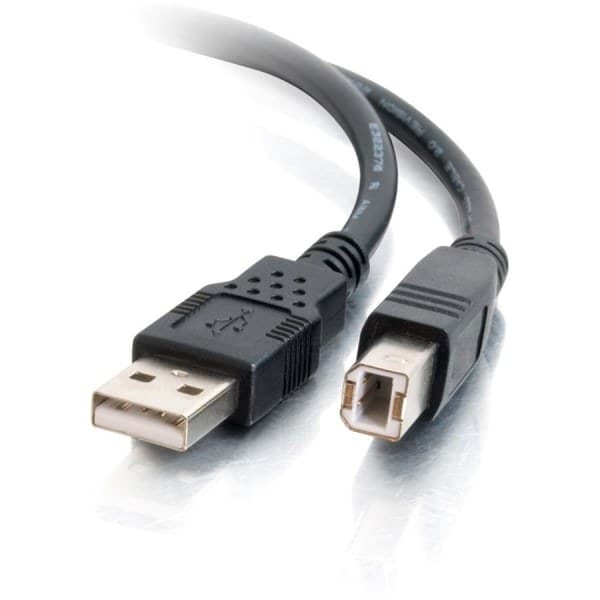 C2G 2m USB 2.0 A/B Cable - Black (6.6ft)