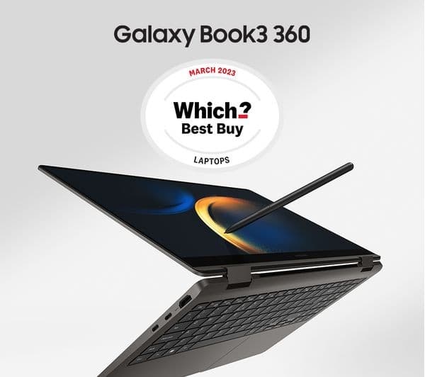 Samsung Galaxy Book3 360 15.6-inch 2-in-1 Laptop Intel Core i5 8GB 256GB SSD - Graphite - Image 2