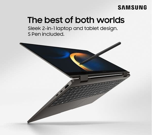 Samsung Galaxy Book3 360 15.6-inch 2-in-1 Laptop Intel Core i5 8GB 256GB SSD - Graphite - Image 6