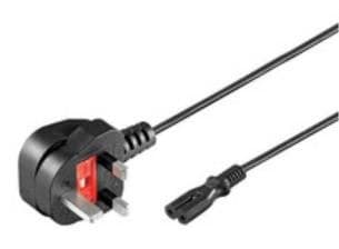 Power Cord, 250, 1M, C7, 2P,