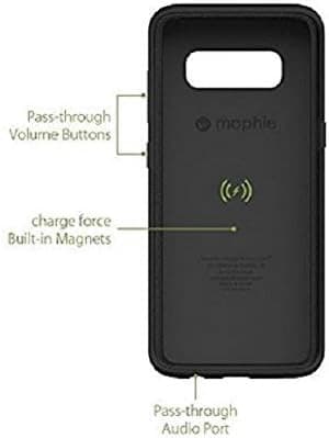 mophie Charge Force Case & Powerstation Bundle for Samsung Galaxy S8+ 3000mAh - Black - Image 2