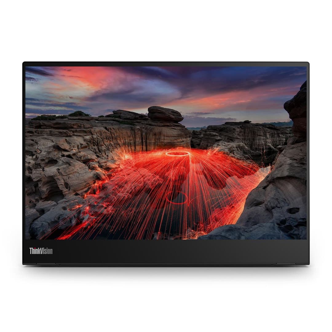 Lenovo ThinkVision M14t Gen 2 14-inch 2.2K Touchscreen Portable Monitor - Raven Black - Image 1