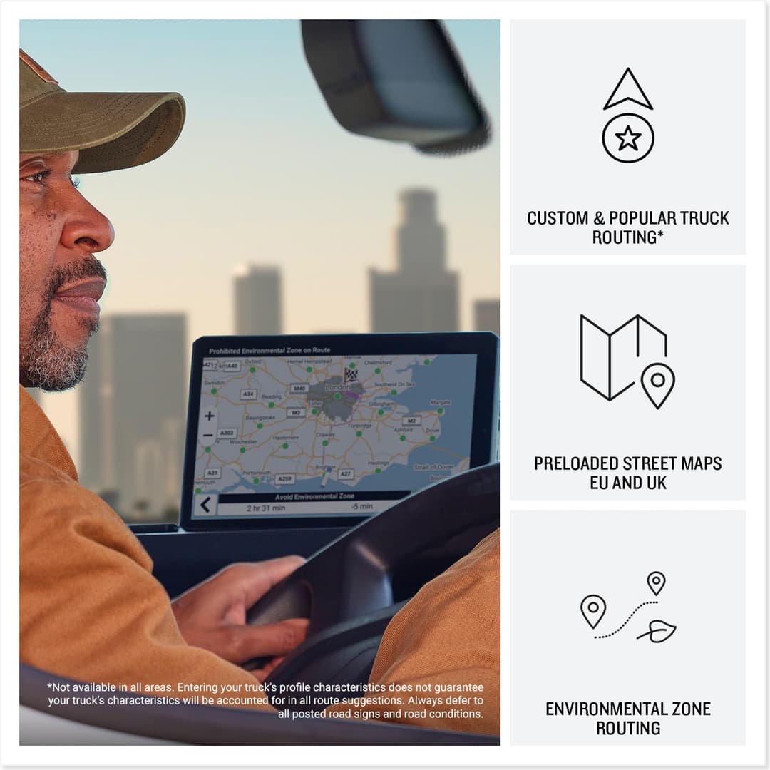 Garmin dēzl LGV720 Truck Sat Nav - Image 3