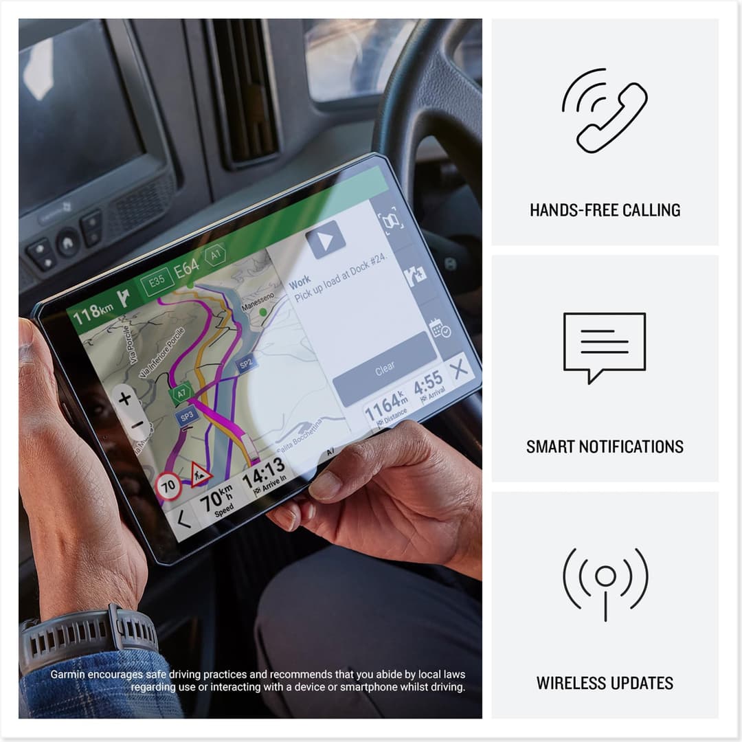 Garmin dēzl LGV720 Truck Sat Nav - Image 5