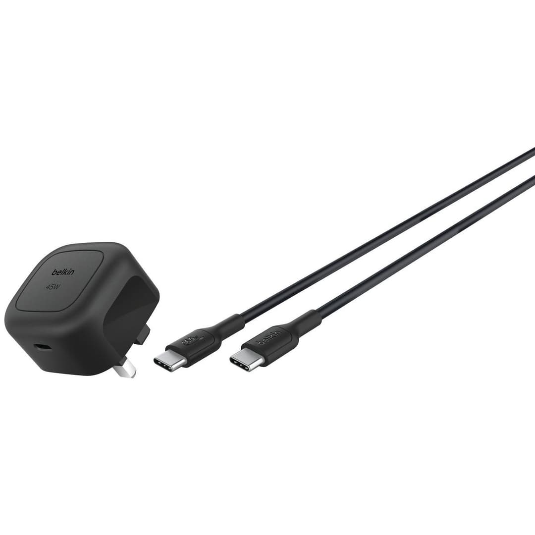 Belkin 45W Compact USB-C Wall Charger and USB-C Cable - Image 4