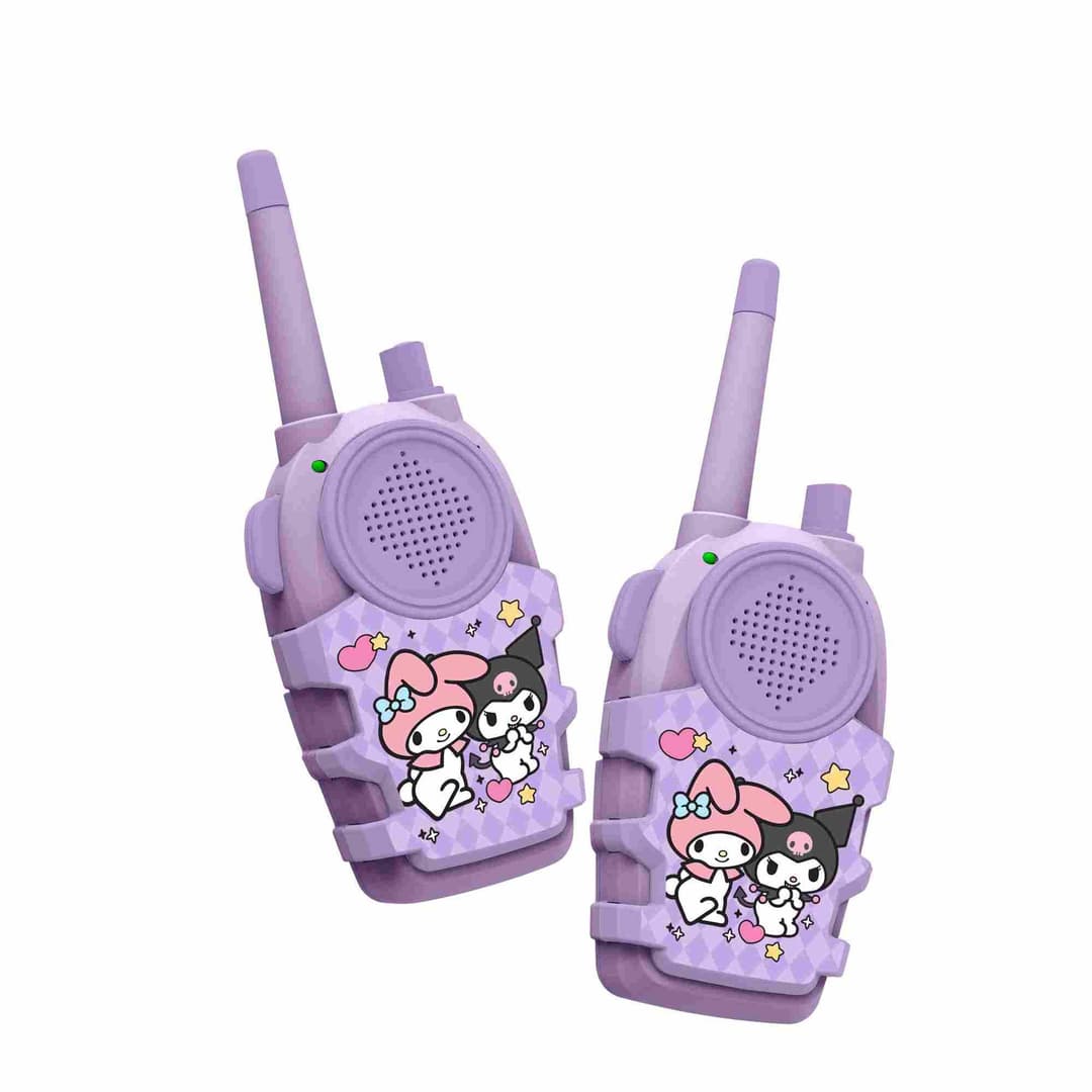 Hello Kitty & Friends Kuromi & My Melody Walkie Talkie Set - 2 Units, 150m Range - Image 3
