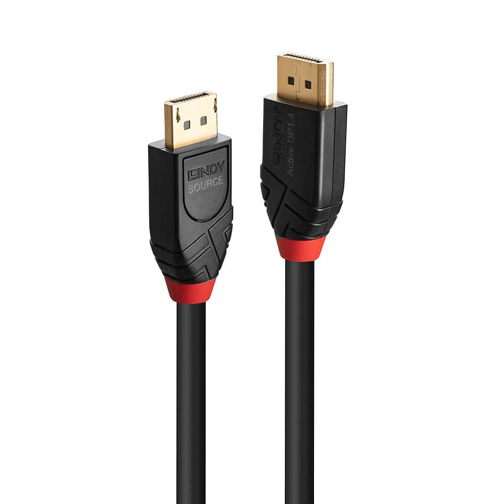 Lindy 10m Active DisplayPort 1.4 Cable - Image 1