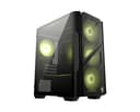 MSI MAG FORGE M110R AIRFLOW ARGB Mini Tower PC Case - Black thumbnail 1