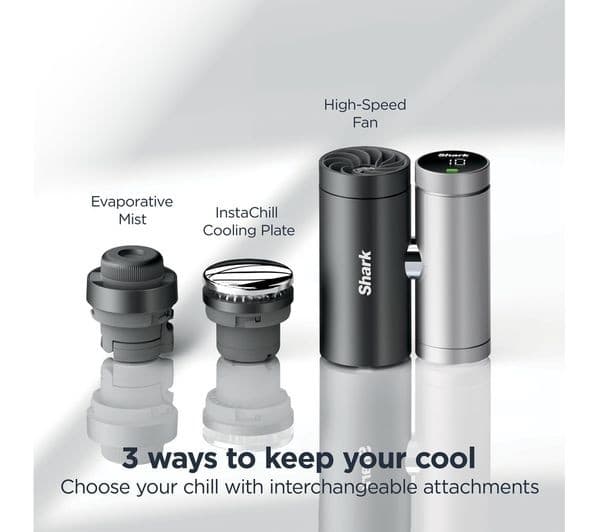 SHARK ChillPill FA022UK 3-in-1 Fan, Mist & InstaChill System - Carbon - Image 3