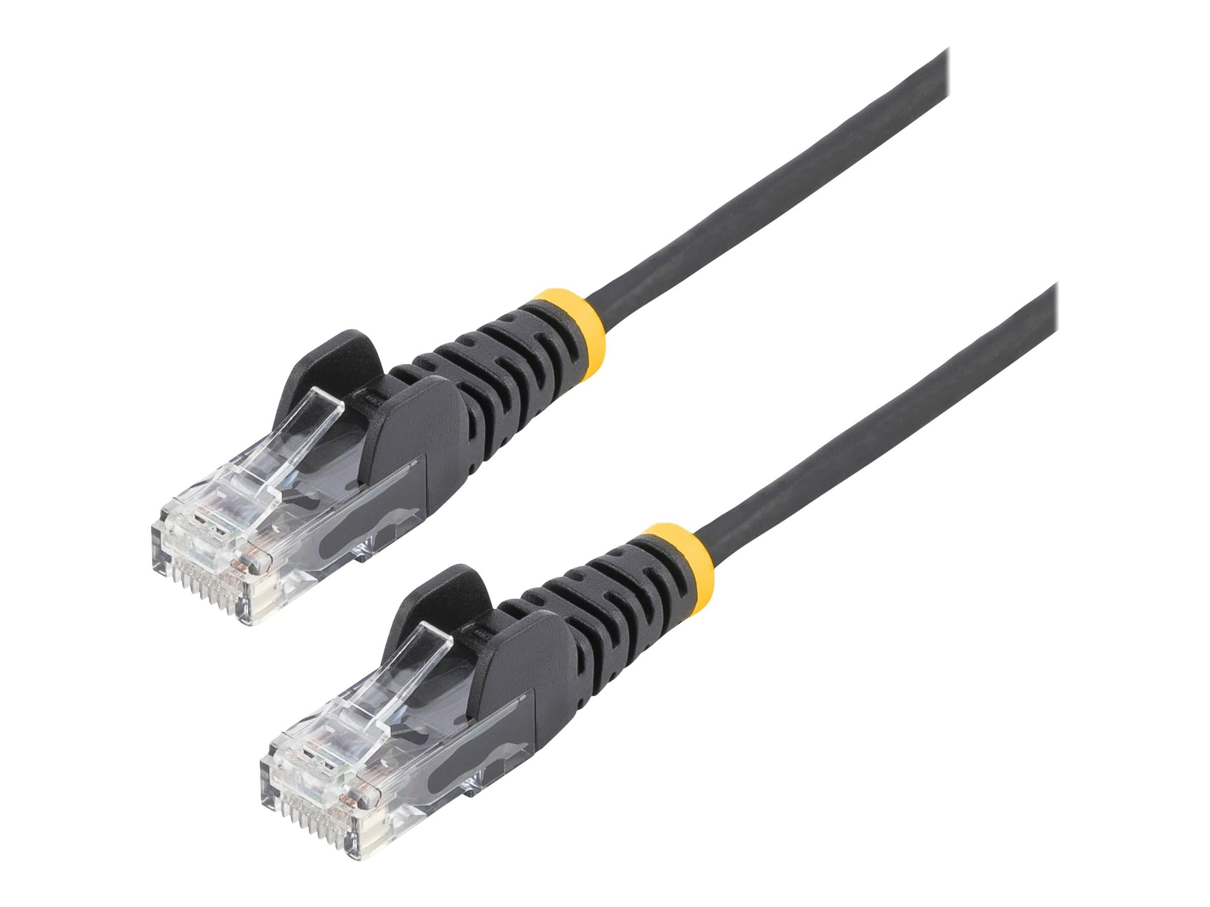 StarTech Slim LSZH CAT6 Snagless Patch Cable 50cm - Black (N6PAT50CMBKS)
