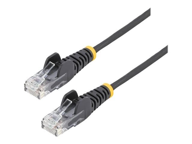 StarTech Slim LSZH CAT6 Snagless Patch Cable 50cm - Black (N6PAT50CMBKS) - Image 3