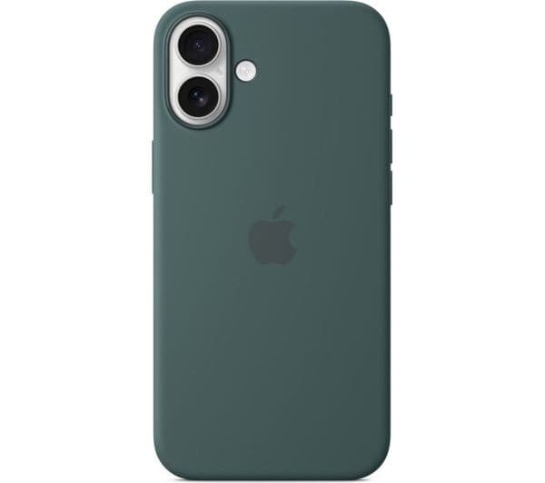 Apple iPhone 16 Plus Silicone Case with MagSafe Lake Green - Image 1