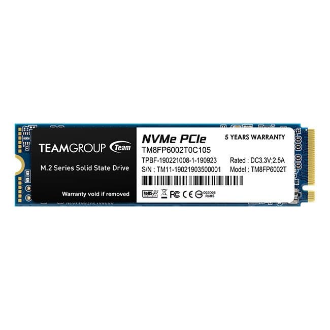 Team Group MP33 M.2 2280 2 TB PCI Express 3.0 3D NAND NVMe