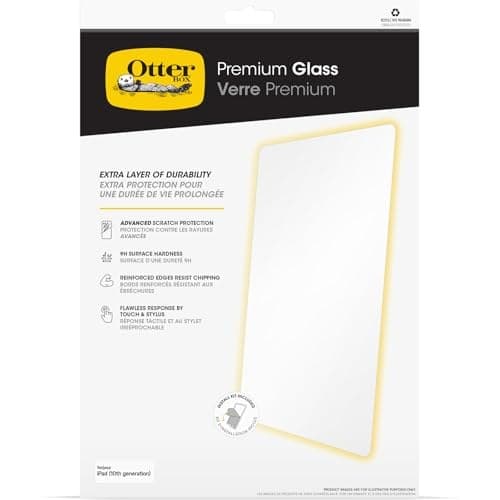 OtterBox Premium Glass Antimicrobial Screen Protector for iPad (A16) 11th/10th Generation - No Retail Packaging - Image 2